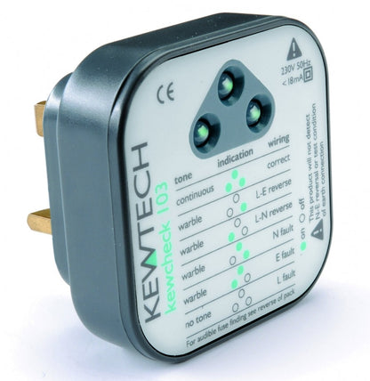 Kewtech Kewcheck 103 Socket Tester
