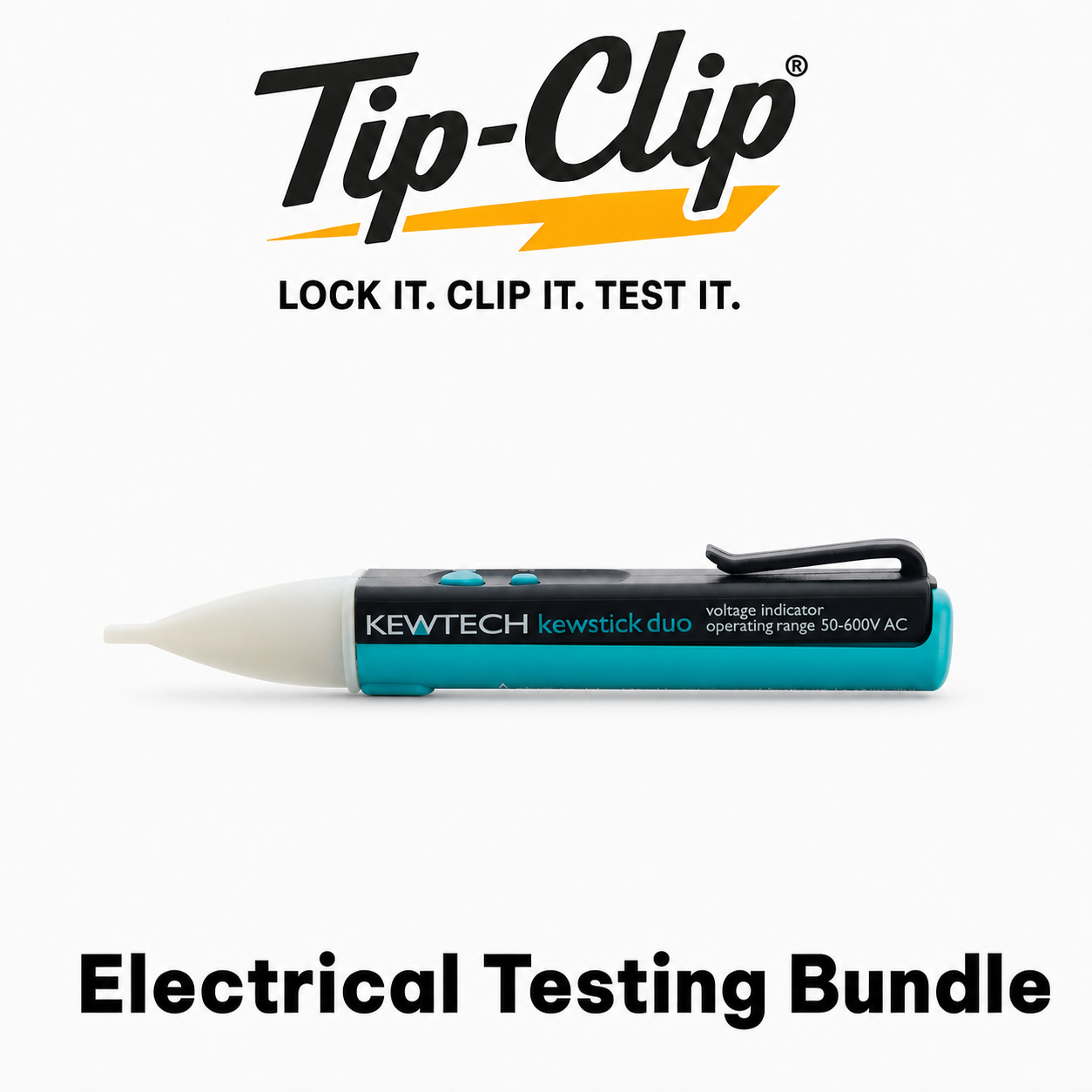Kewtech Kewstick Duo non-contact voltage detector for safe AC voltage testing by electricians