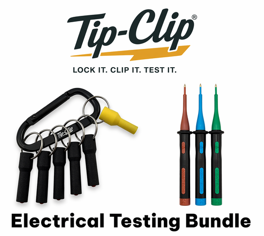 Kewtech ACCSTP Ultra-Slim Probe Tips + Tip-Clip Bundle