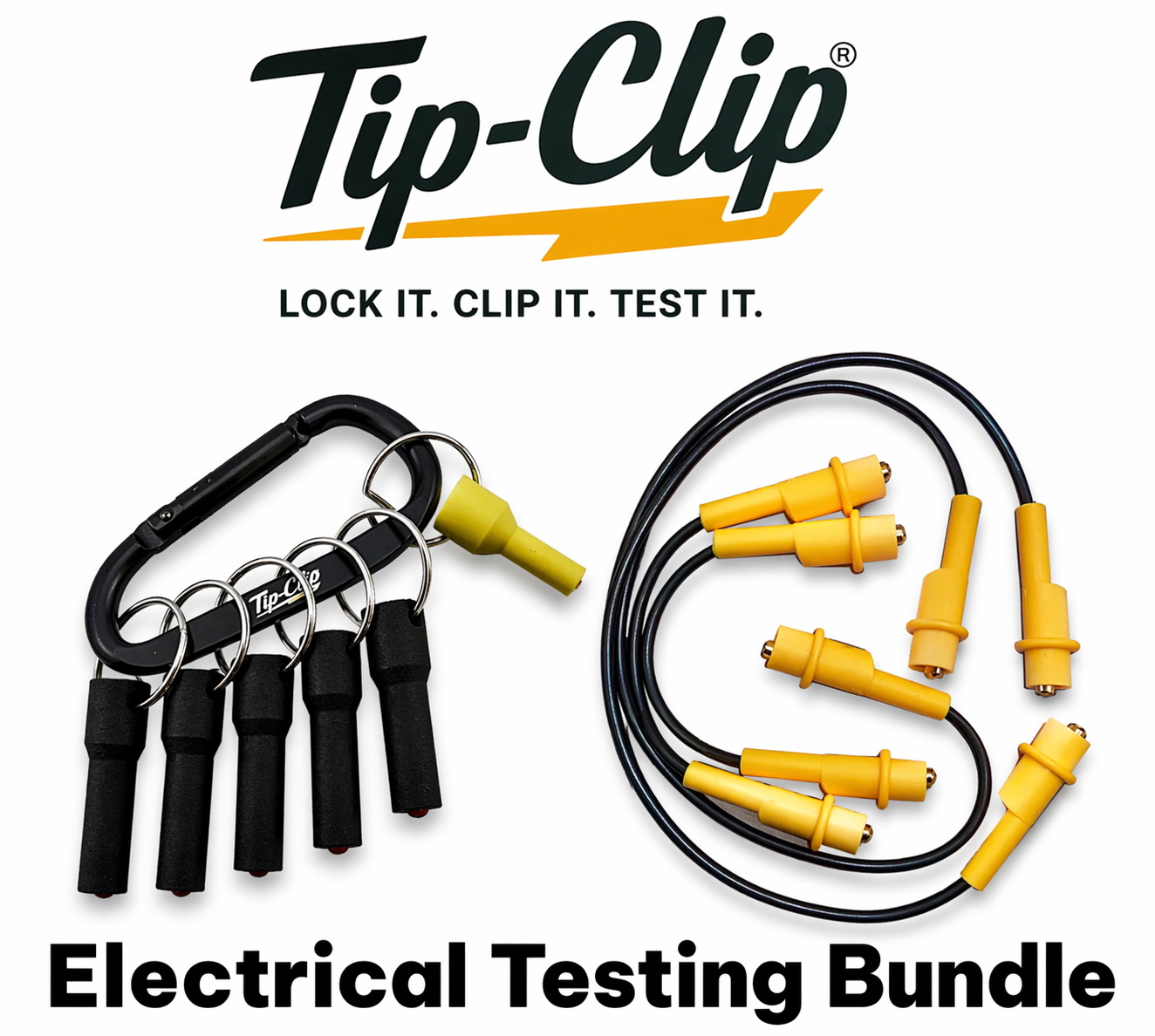 Kewtech JUMPLD1 Link Lead Bundle + Tip-Clip
